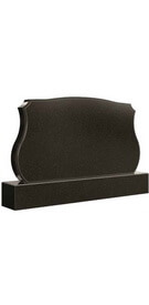 Модель памятника №137 горизонтальный, современный, мужской, свободный